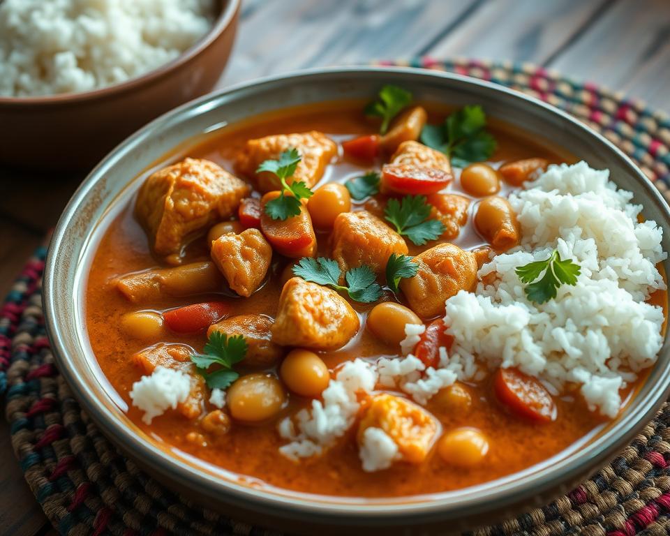 chicken and beans curry