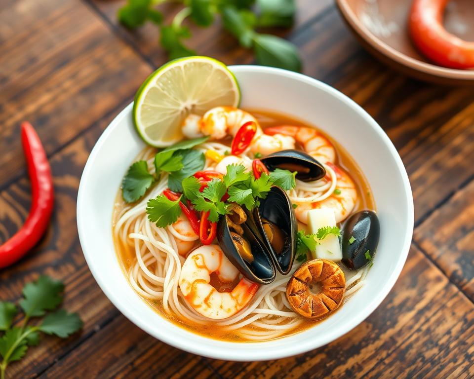 Delicious Thai Seafood Vermicelli: A Flavorful Dish