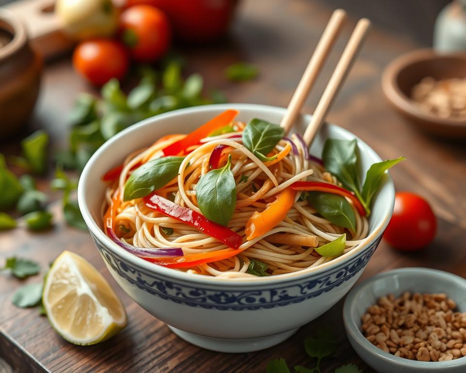 vegetarian vermicelli noodles